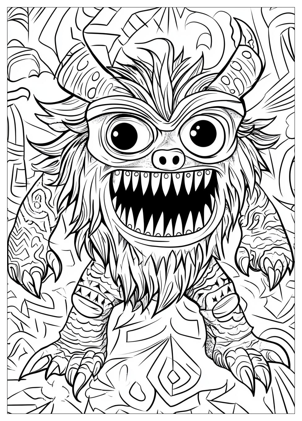 Farbenmonster Ausmalbilder 15