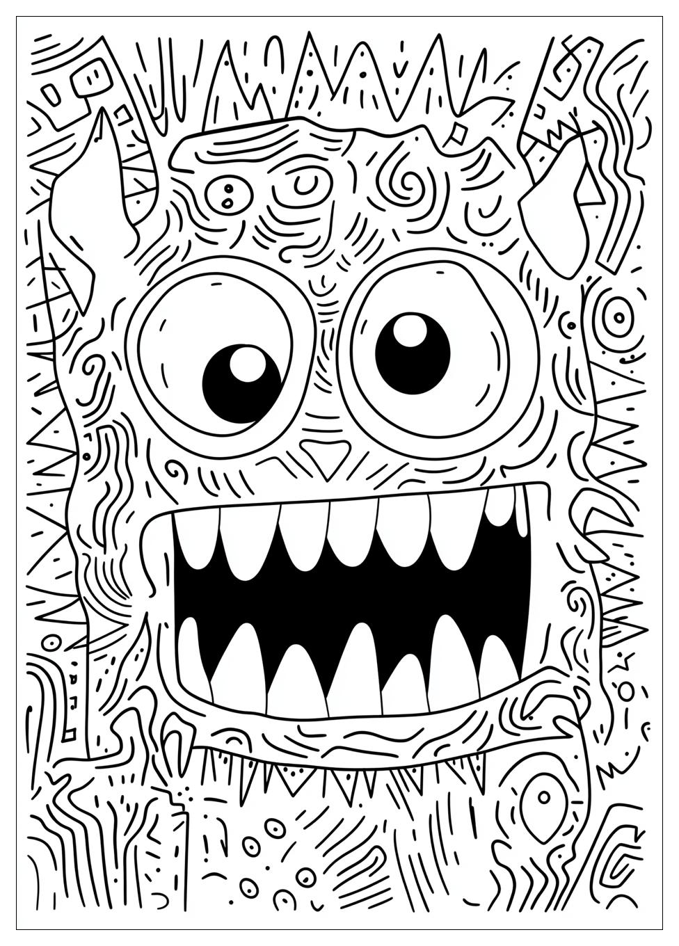 Farbenmonster Ausmalbilder 16