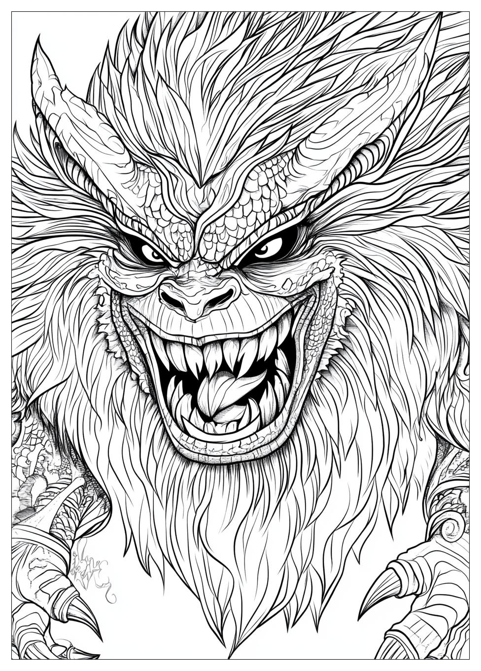 Farbenmonster Ausmalbilder 22