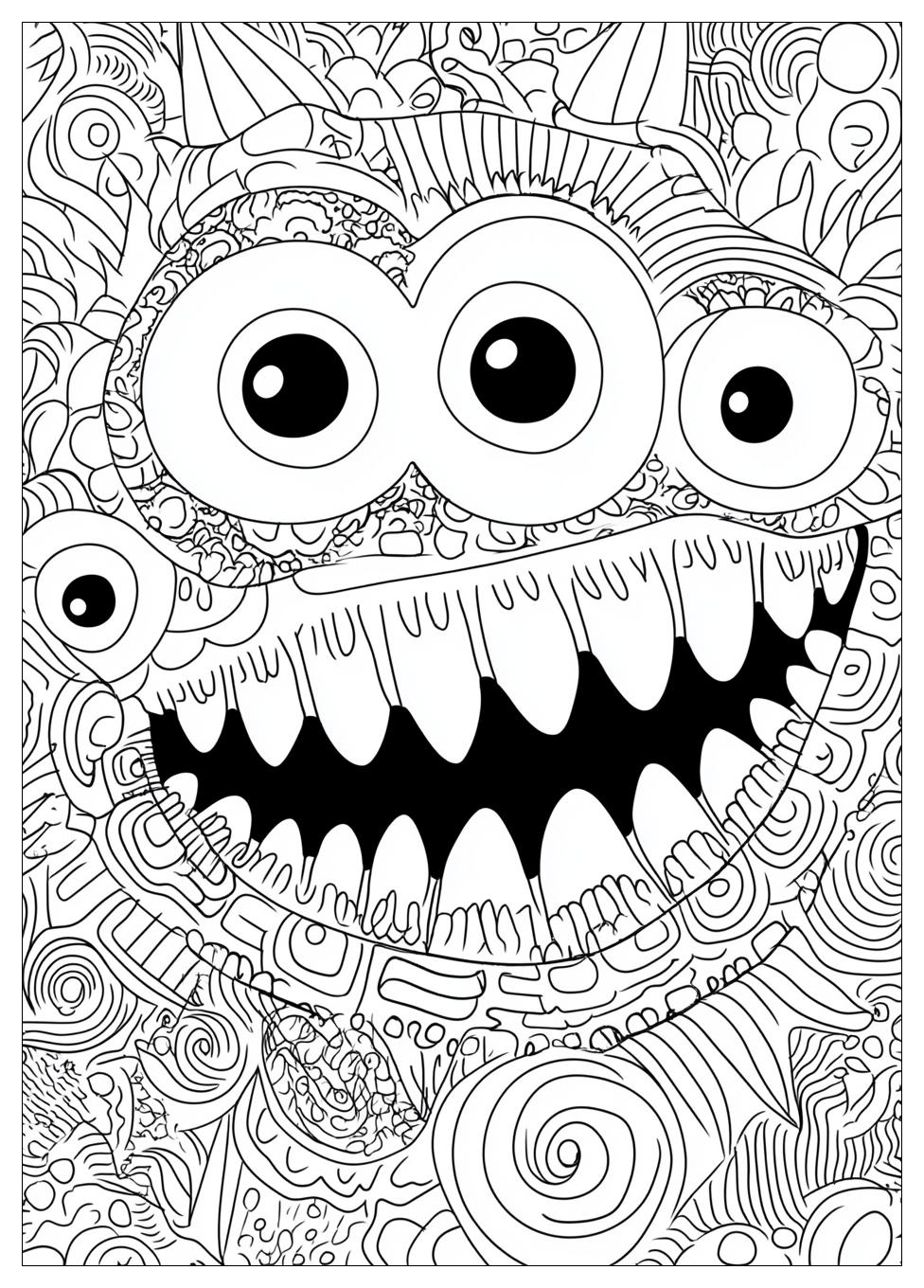 Farbenmonster Ausmalbilder 23