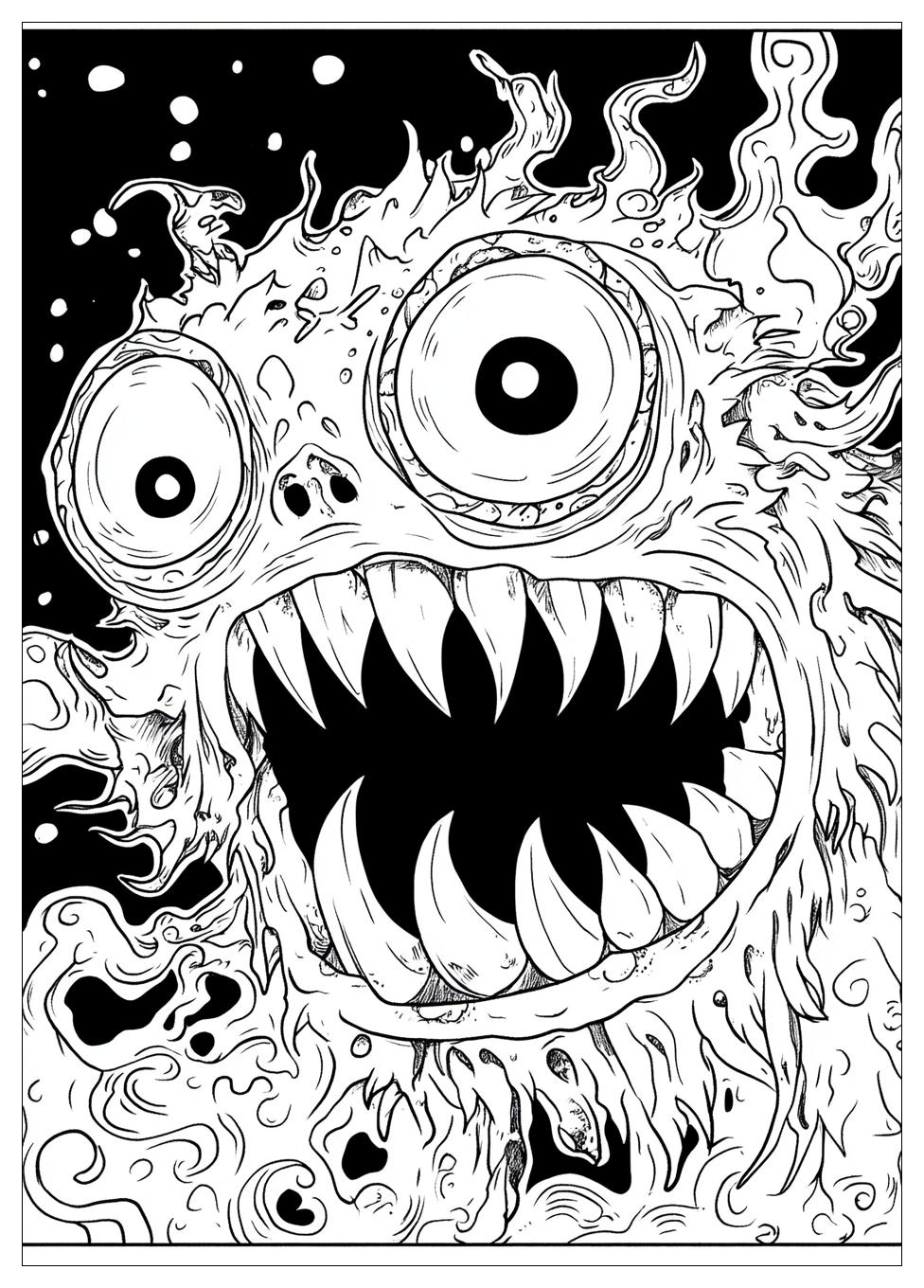 Farbenmonster Ausmalbilder 24