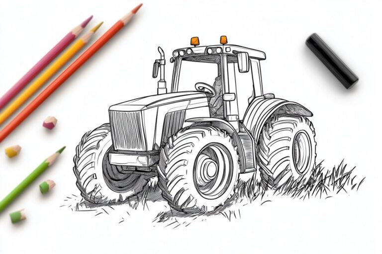Fendt Ausmalbilder : Fendt Traktoren zum Ausmalen – Kreativität für junge Fans