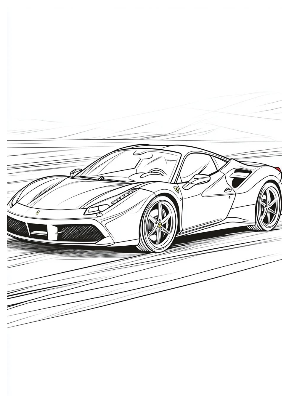 Ferrari Ausmalbilder 13