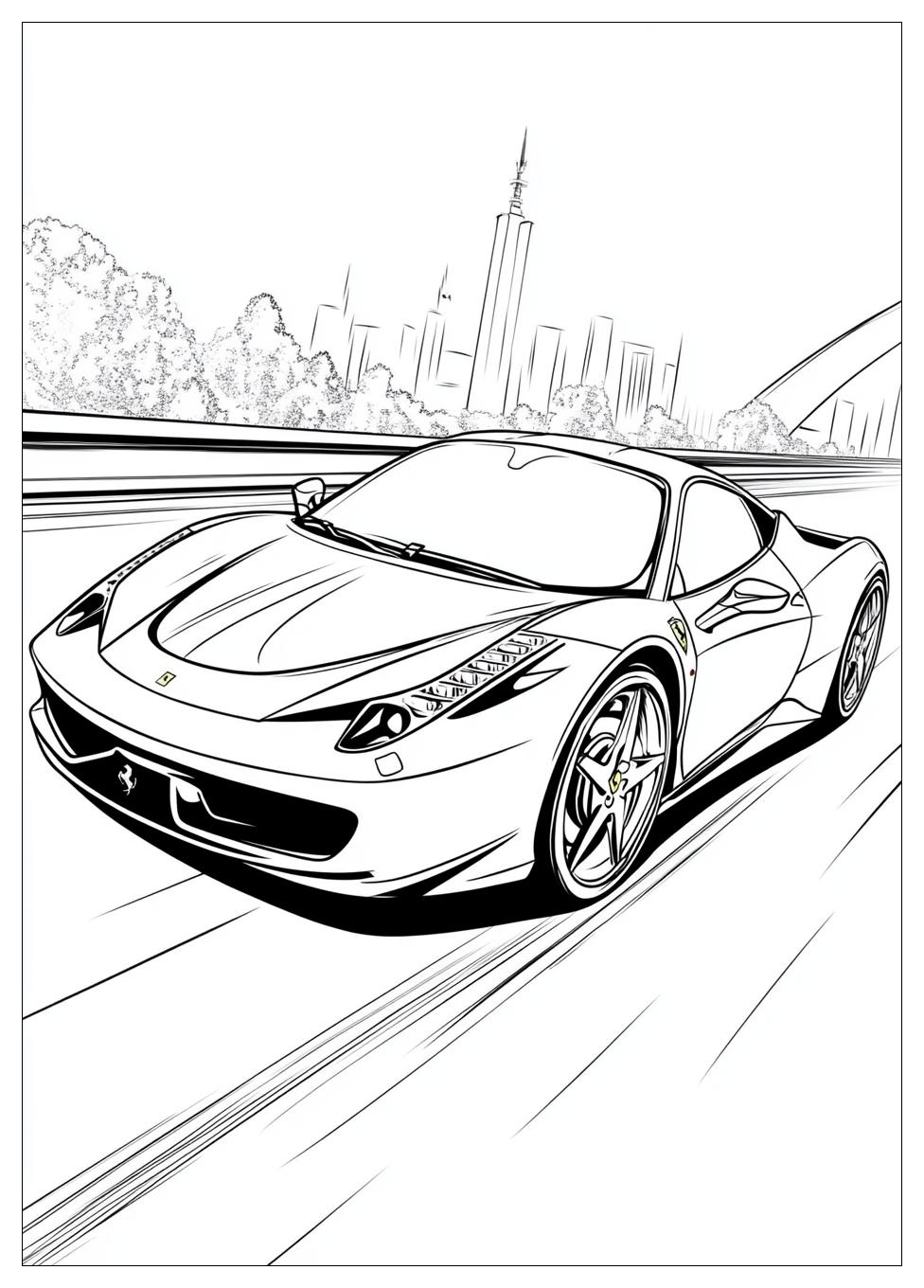 Ferrari Ausmalbilder 15