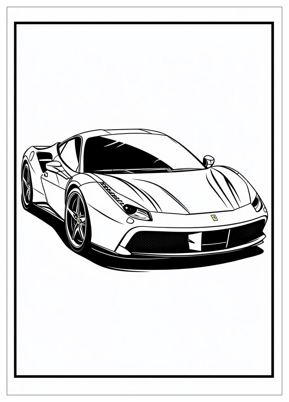 Ferrari Ausmalbilder 20