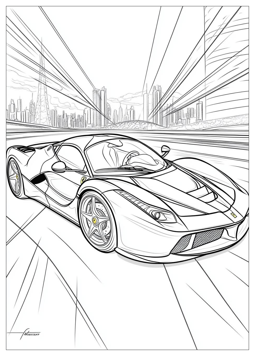 Ferrari Ausmalbilder 7
