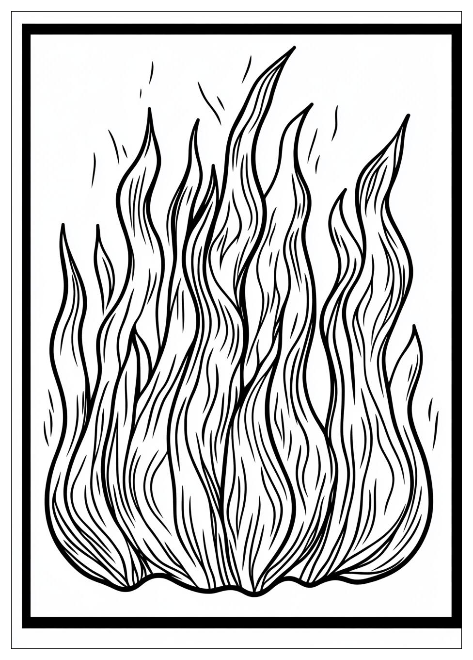 Feuer Ausmalbilder 1