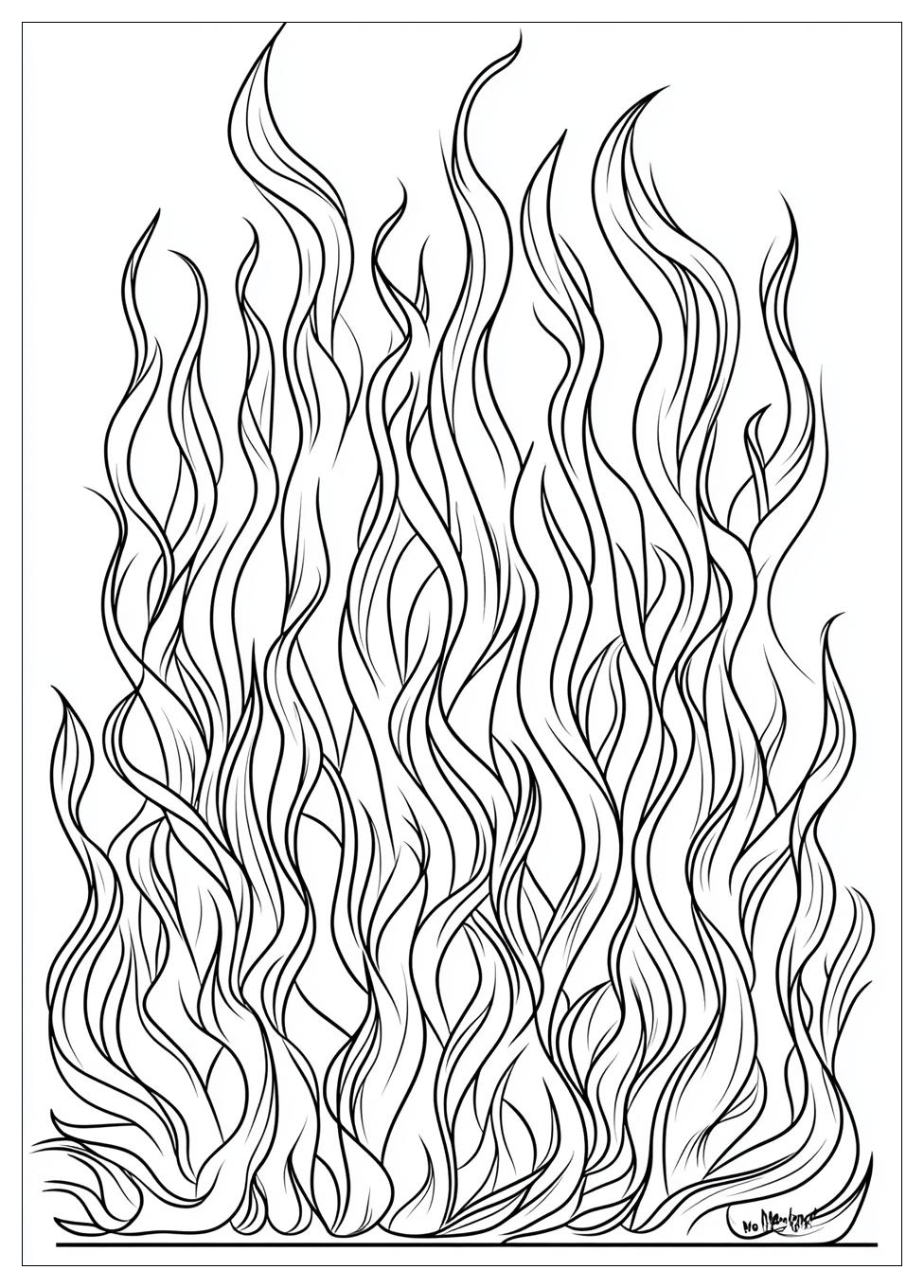 Feuer Ausmalbilder 24