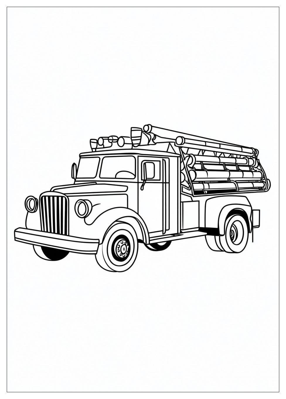 Feuerwehrautos Ausmalbilder 8