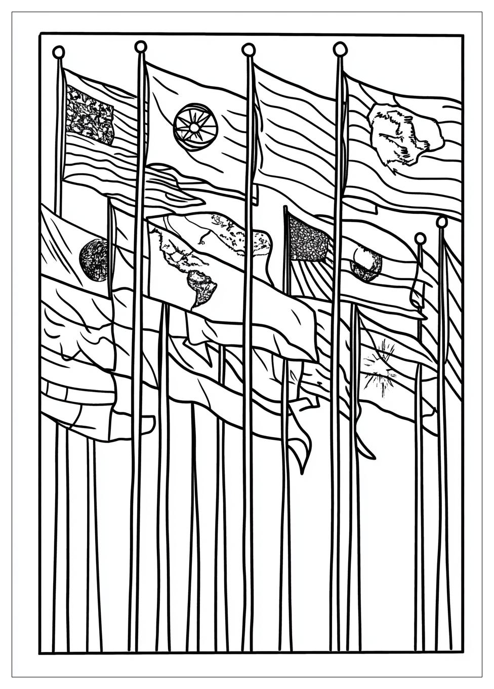 Flaggen Ausmalbilder 17