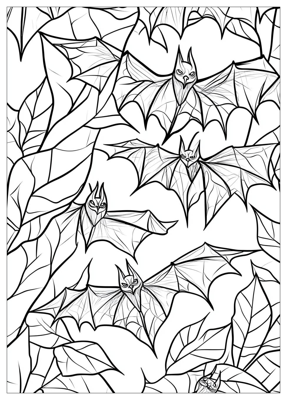Fledermäuse Ausmalbilder 13