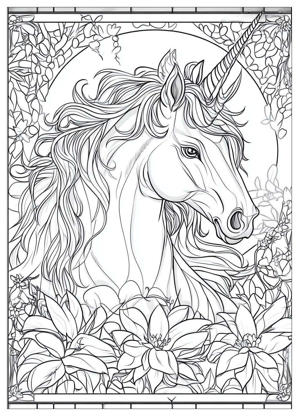 Fliegendes Einhorn Ausmalbilder 11