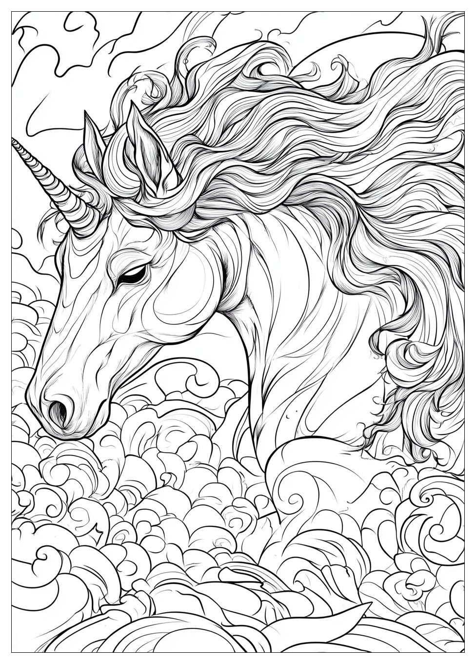 Fliegendes Einhorn Ausmalbilder 19