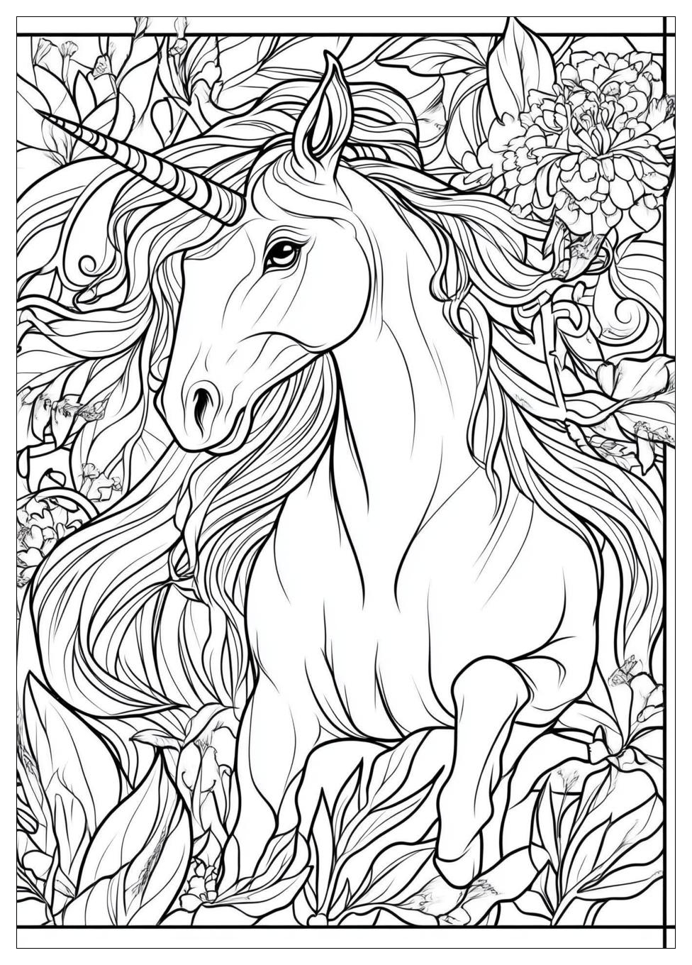 Fliegendes Einhorn Ausmalbilder 3