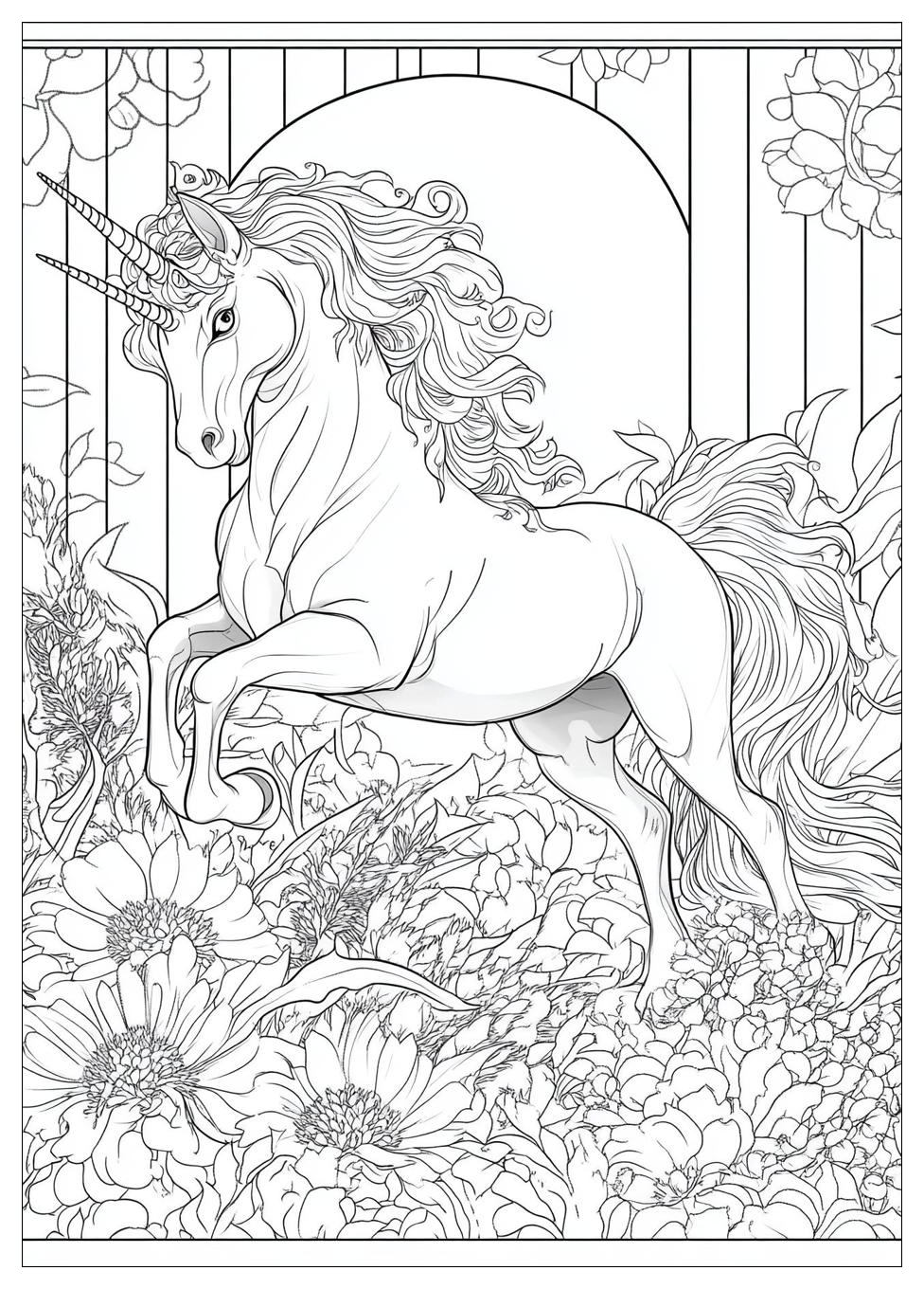 Fliegendes Einhorn Ausmalbilder 5