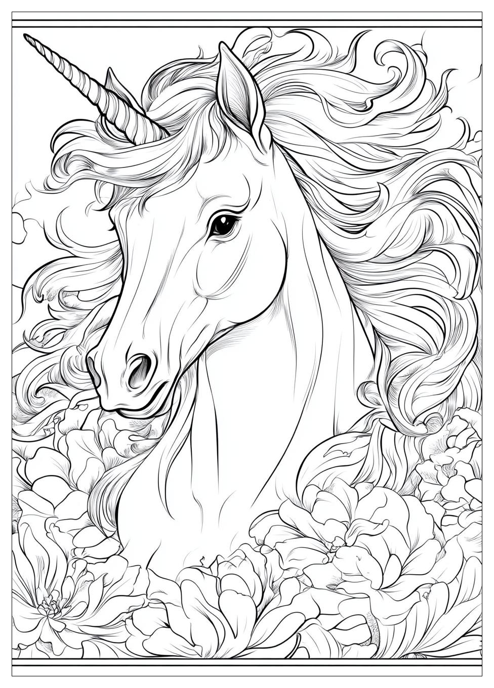 Fliegendes Einhorn Ausmalbilder 7
