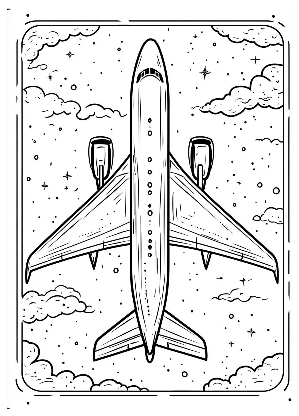 Flugzeuge Ausmalbilder 12