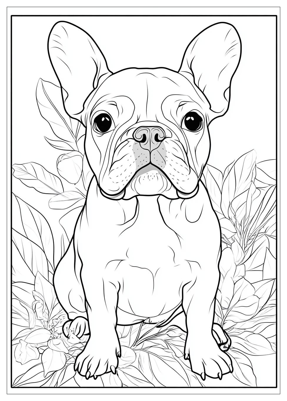 Französische Bulldogge Ausmalbilder 1