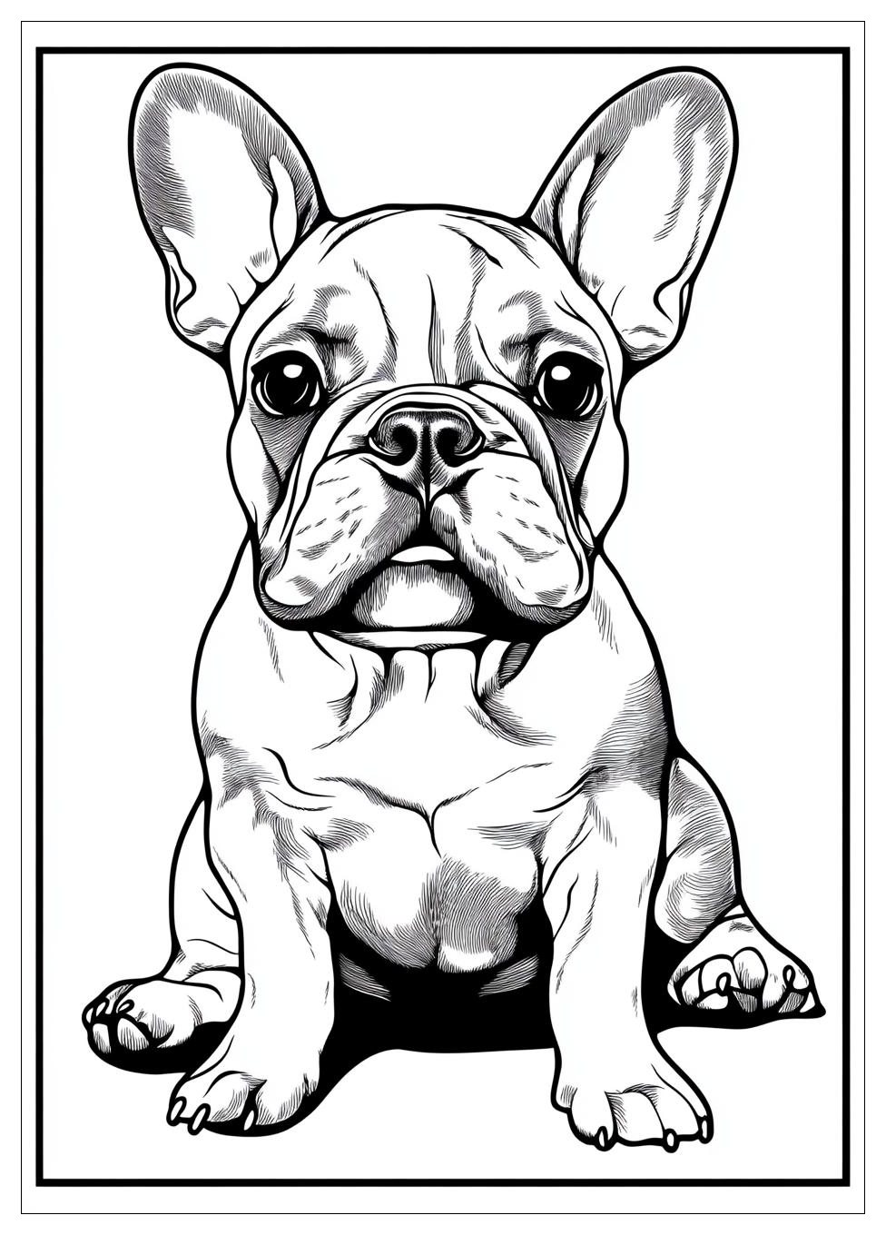 Französische Bulldogge Ausmalbilder 12