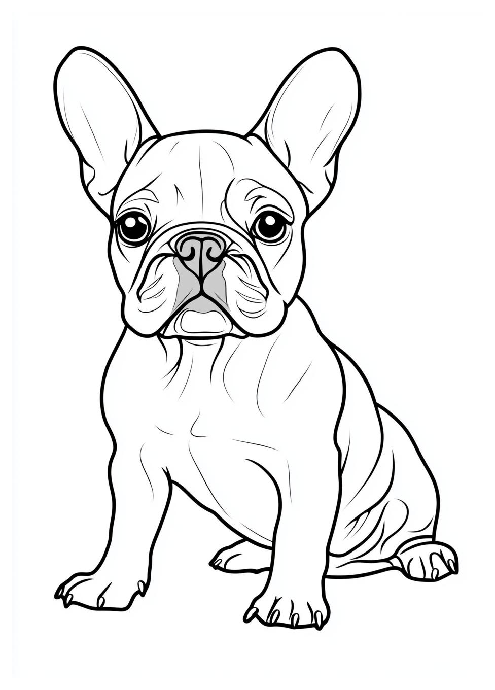 Französische Bulldogge Ausmalbilder 14
