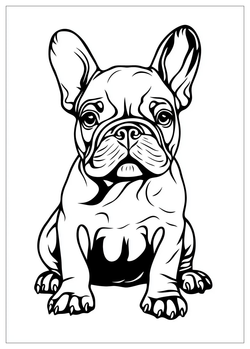 Französische Bulldogge Ausmalbilder 15
