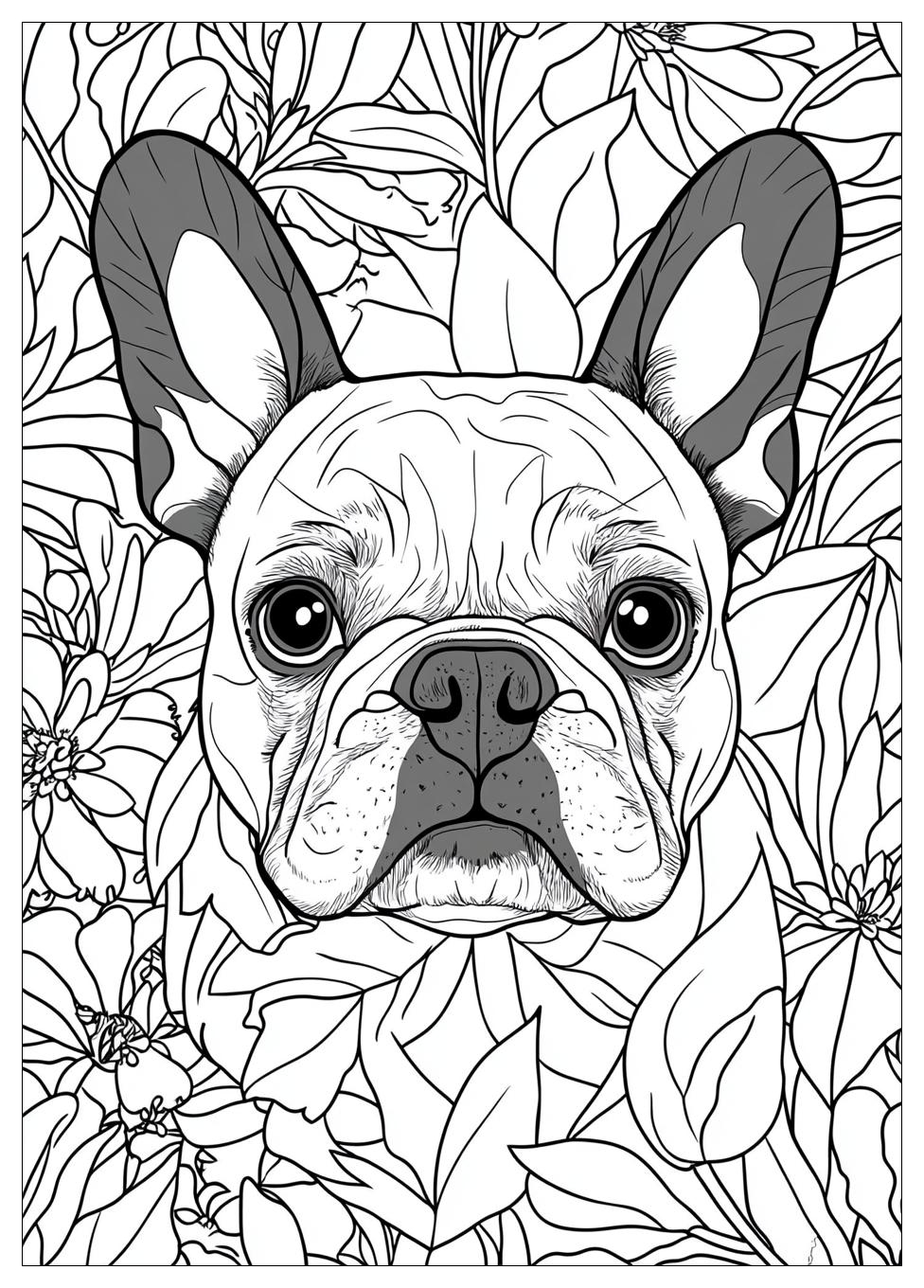 Französische Bulldogge Ausmalbilder 17