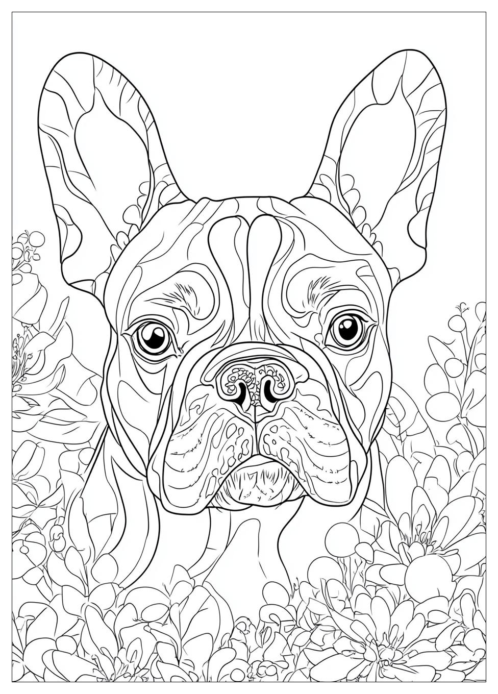 Französische Bulldogge Ausmalbilder 18
