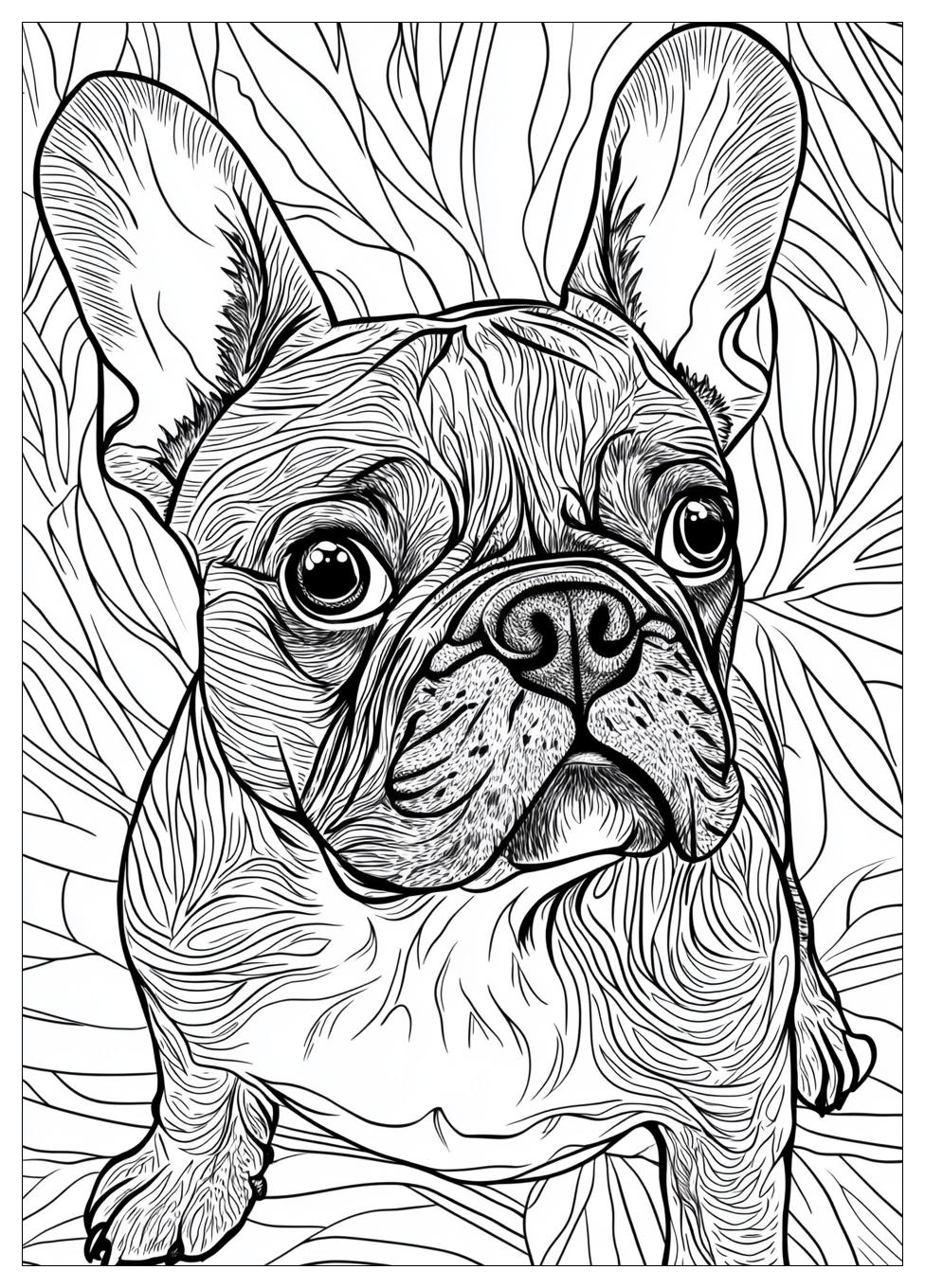 Französische Bulldogge Ausmalbilder 19