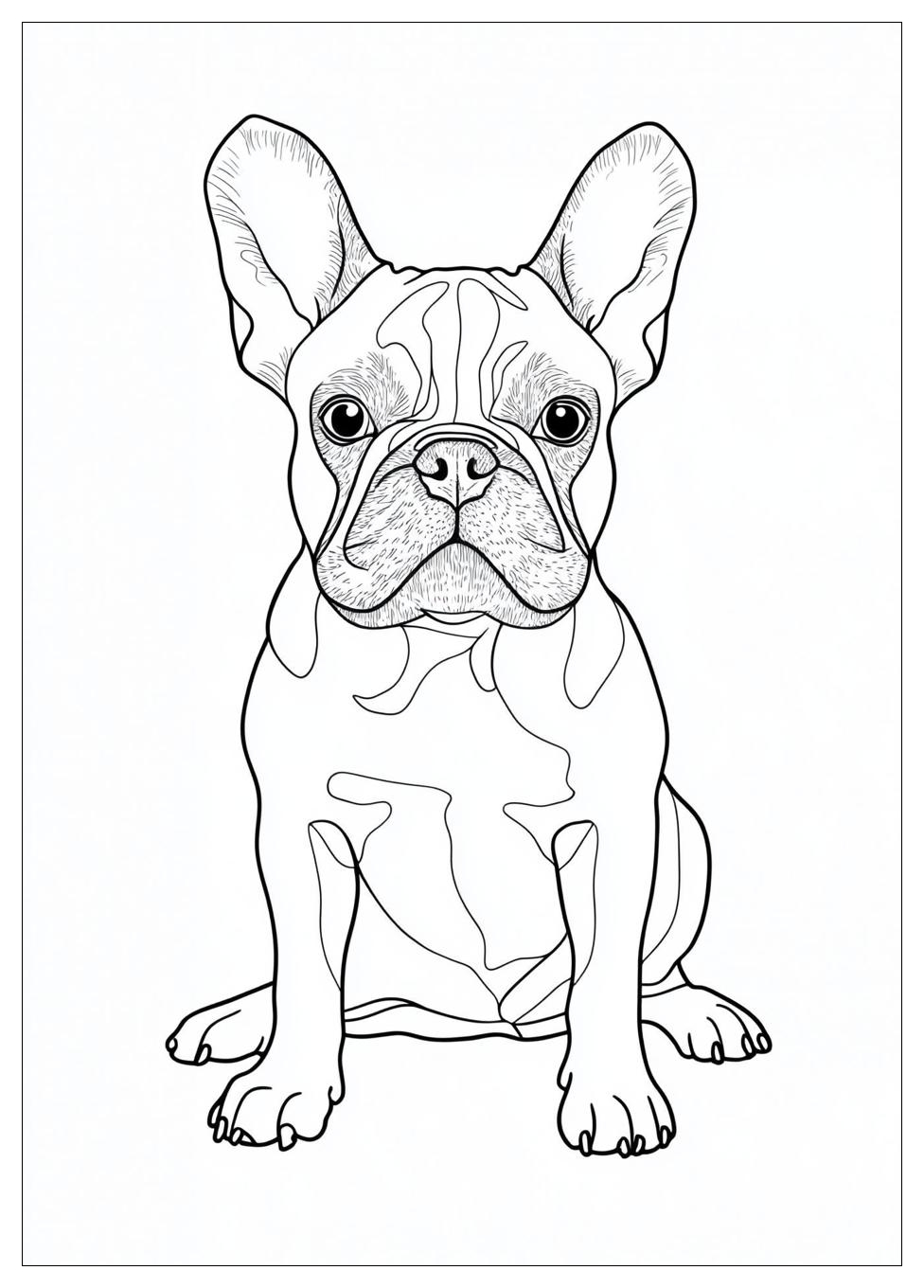 Französische Bulldogge Ausmalbilder 2