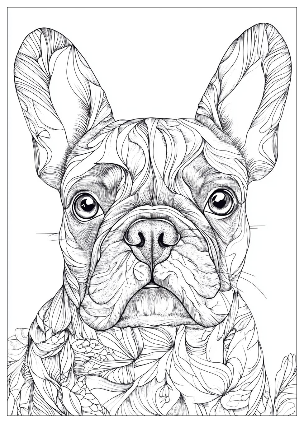 Französische Bulldogge Ausmalbilder 24