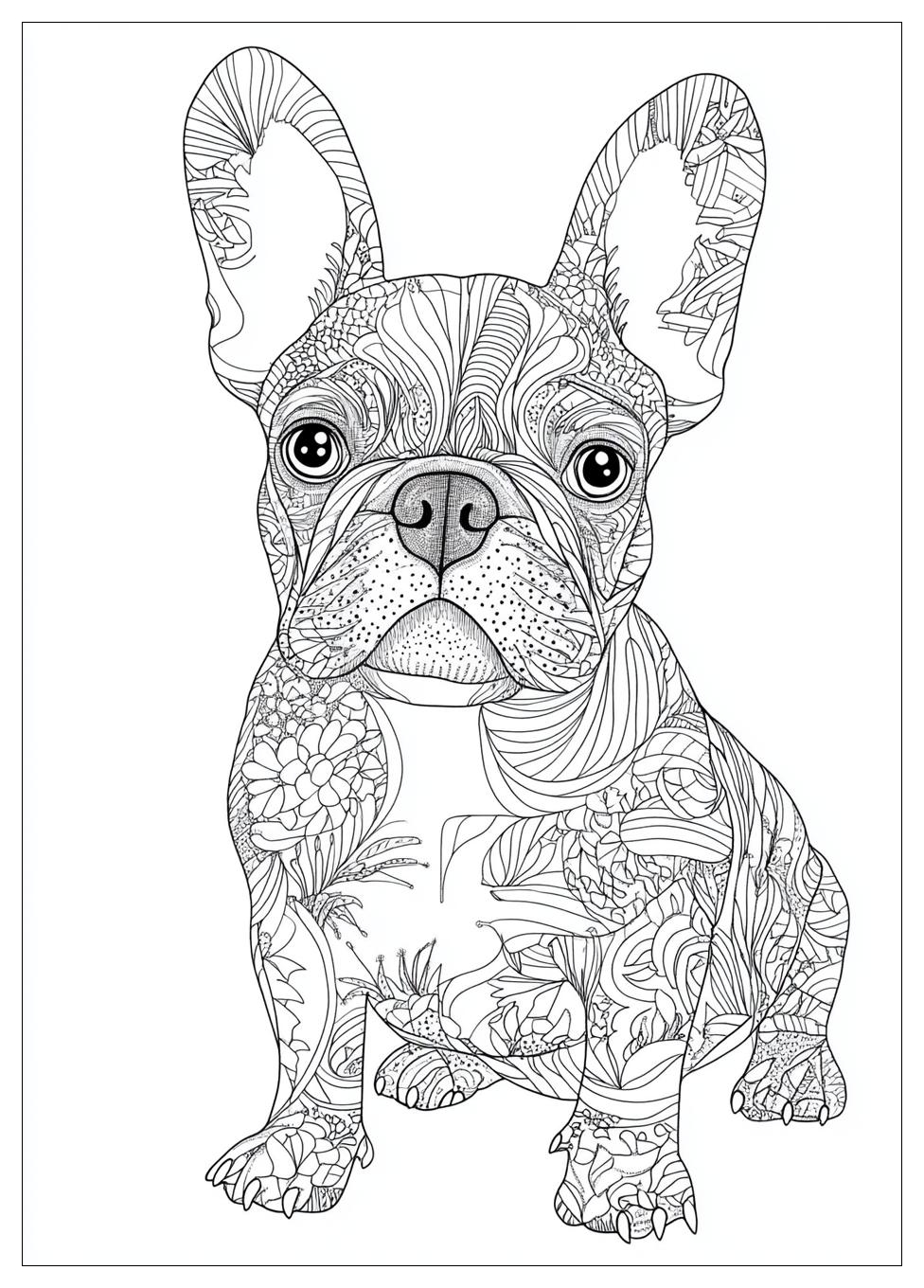 Französische Bulldogge Ausmalbilder 6