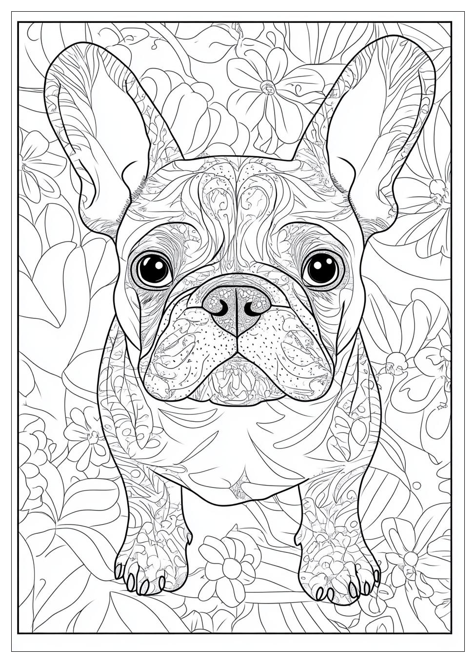Französische Bulldogge Ausmalbilder 7