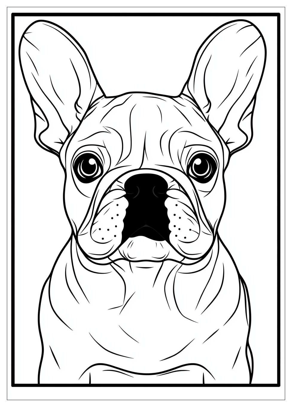 Französische Bulldogge Ausmalbilder 9