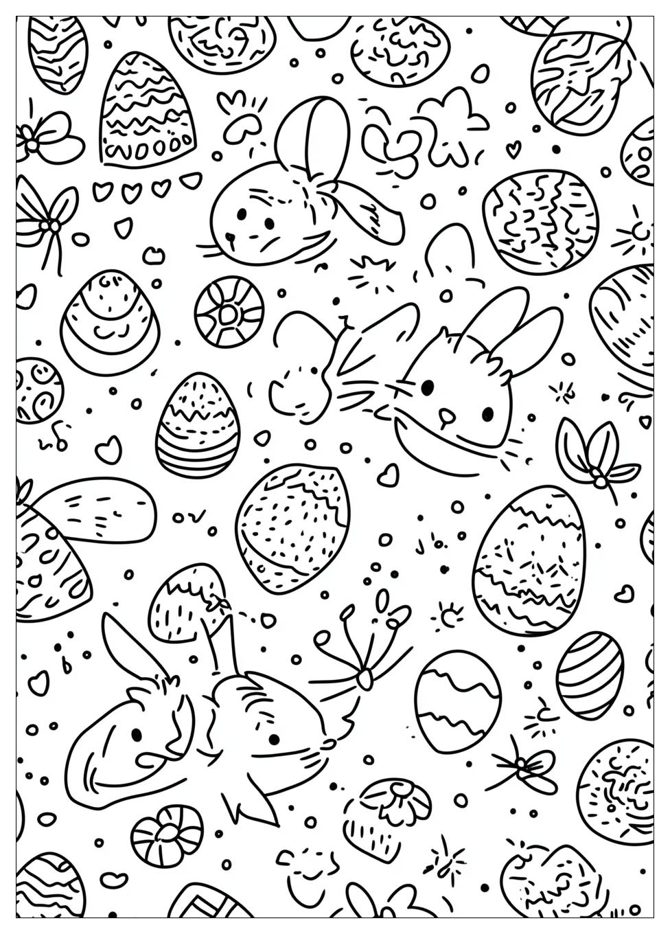 Frohe Ostern Ausmalbilder 1