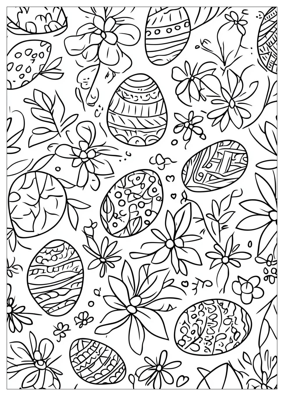 Frohe Ostern Ausmalbilder 4
