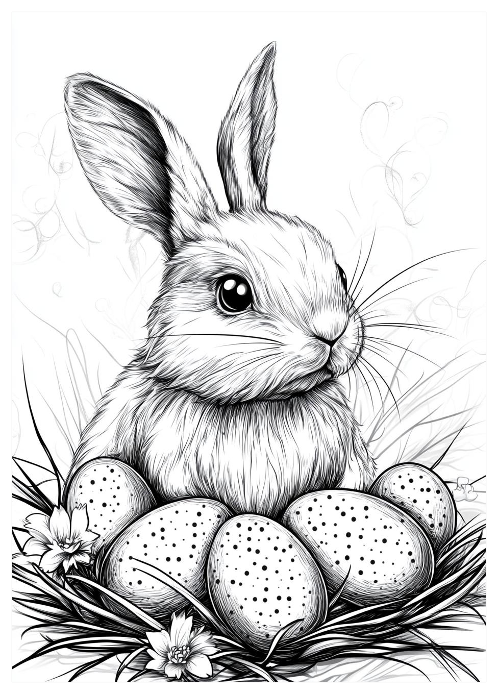 Frohe Ostern Ausmalbilder 7