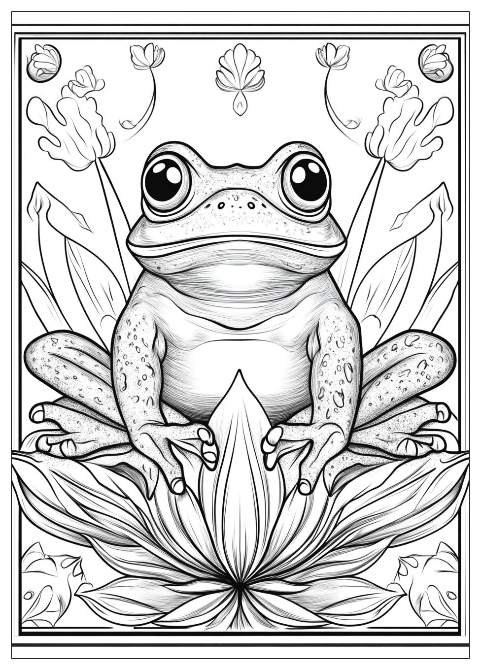 Froschkönig Ausmalbilder 12
