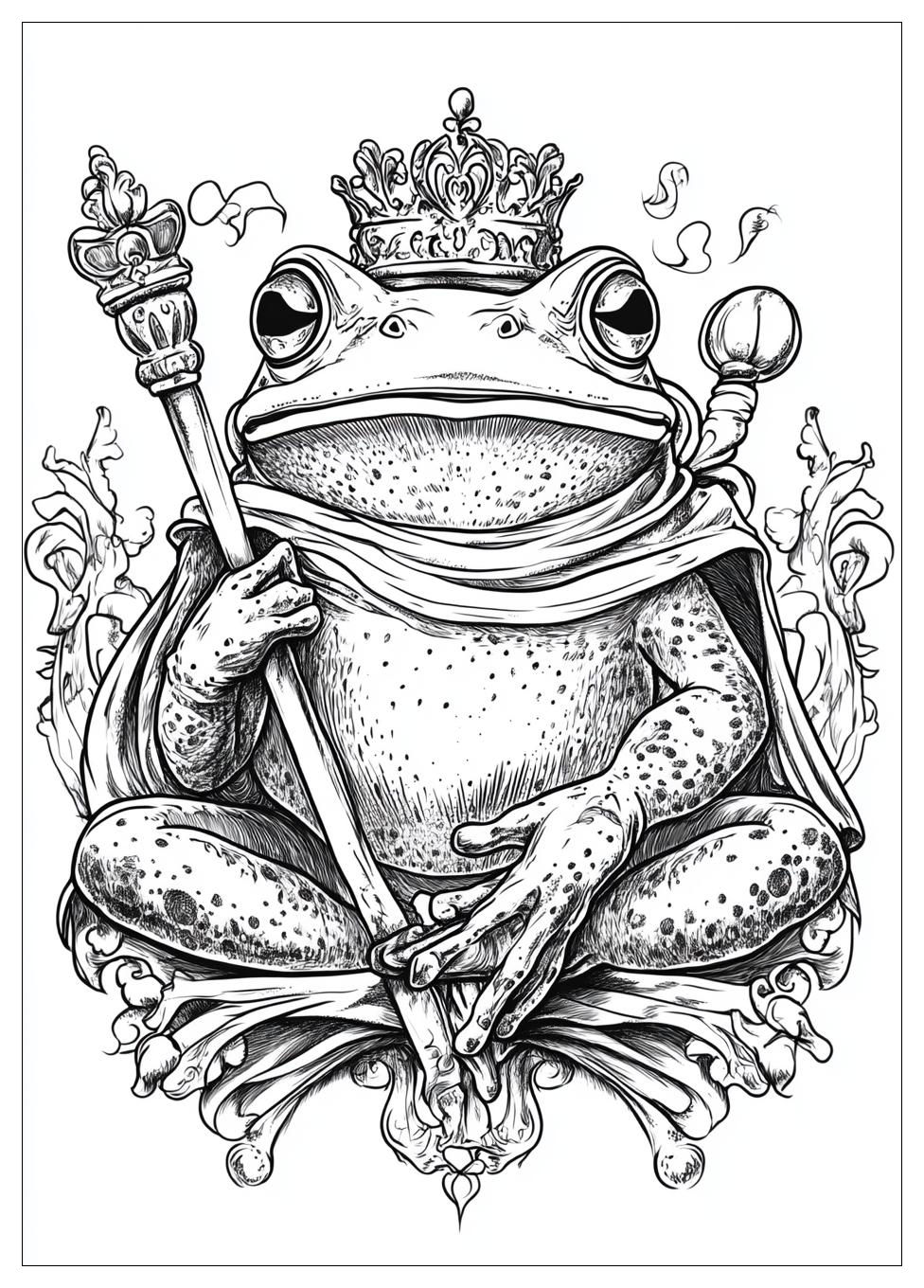Froschkönig Ausmalbilder 20