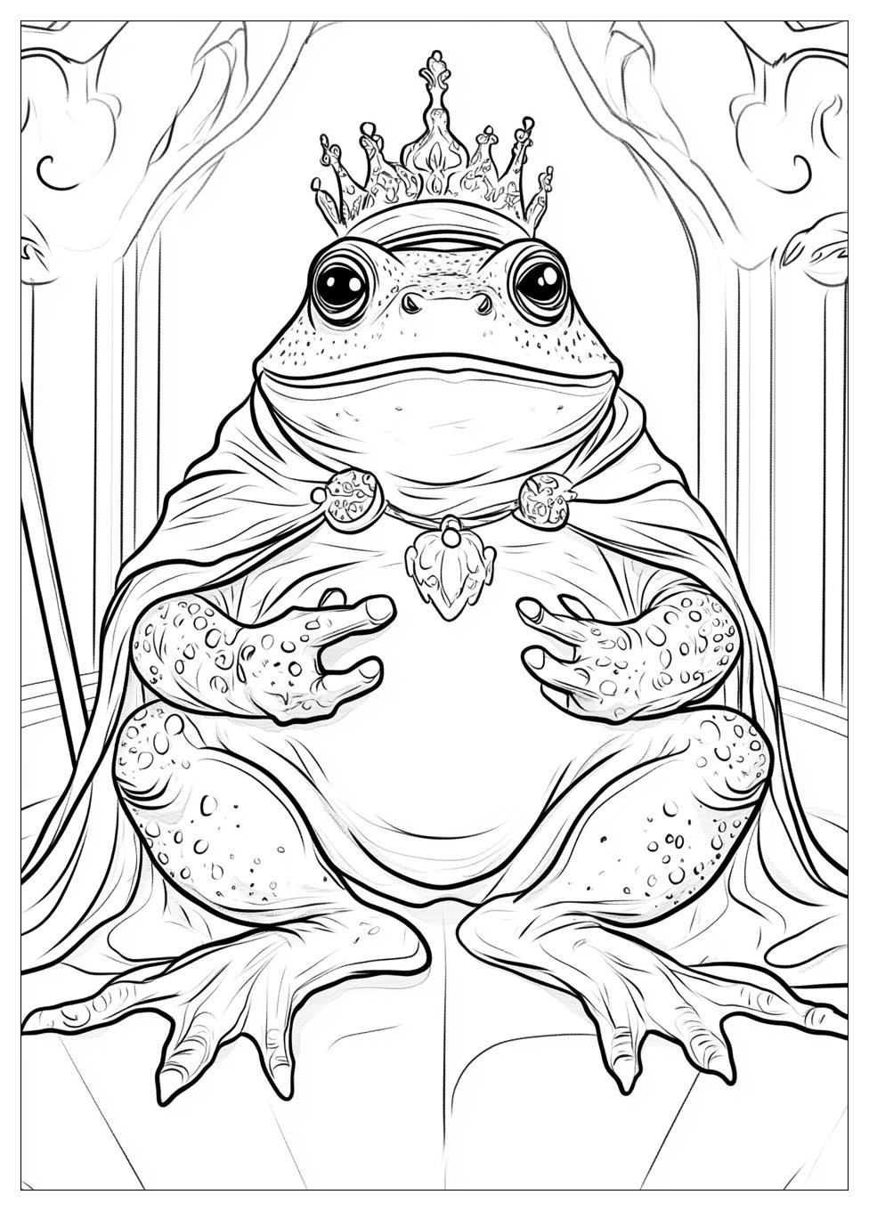 Froschkönig Ausmalbilder 23