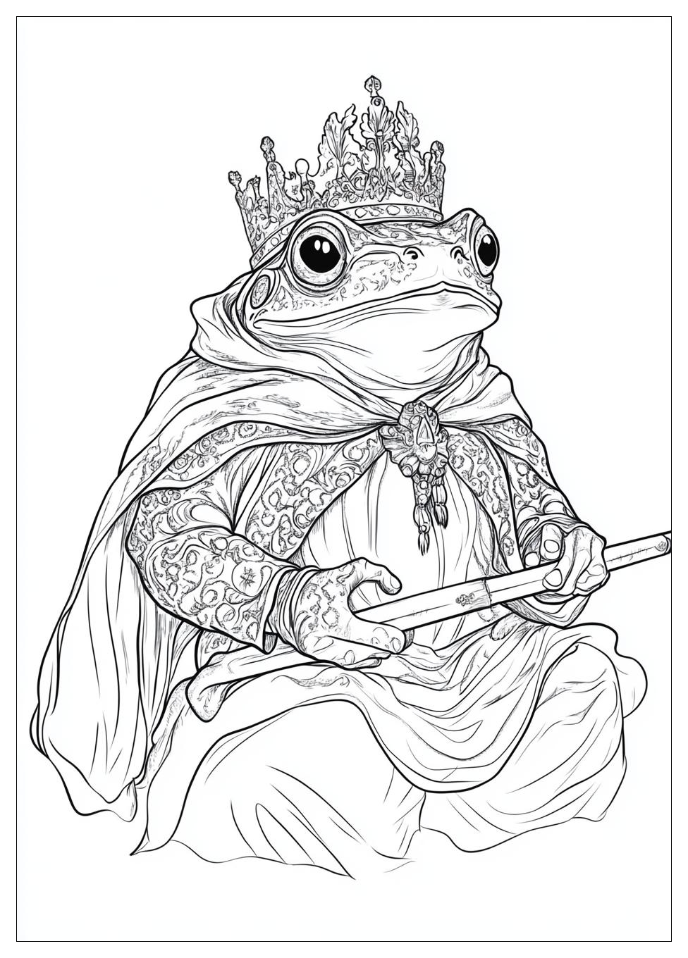 Froschkönig Ausmalbilder 24