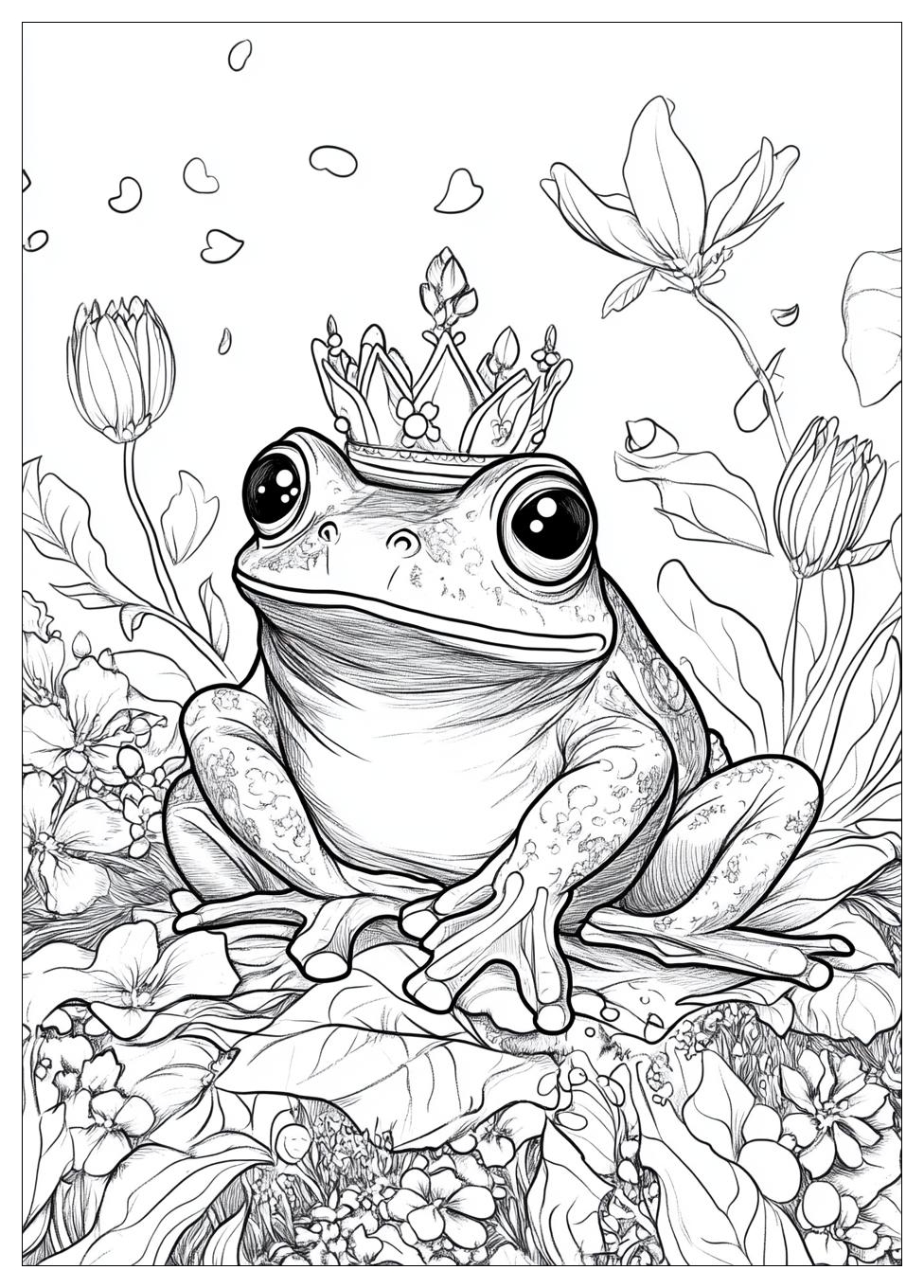 Froschkönig Ausmalbilder 3