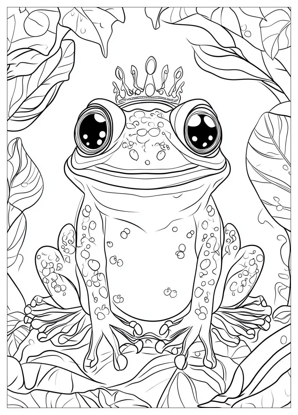 Froschkönig Ausmalbilder 6