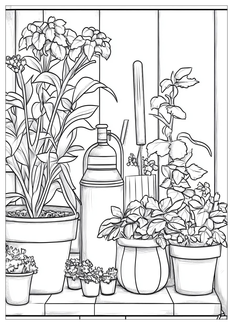 Garten Ausmalbilder 10