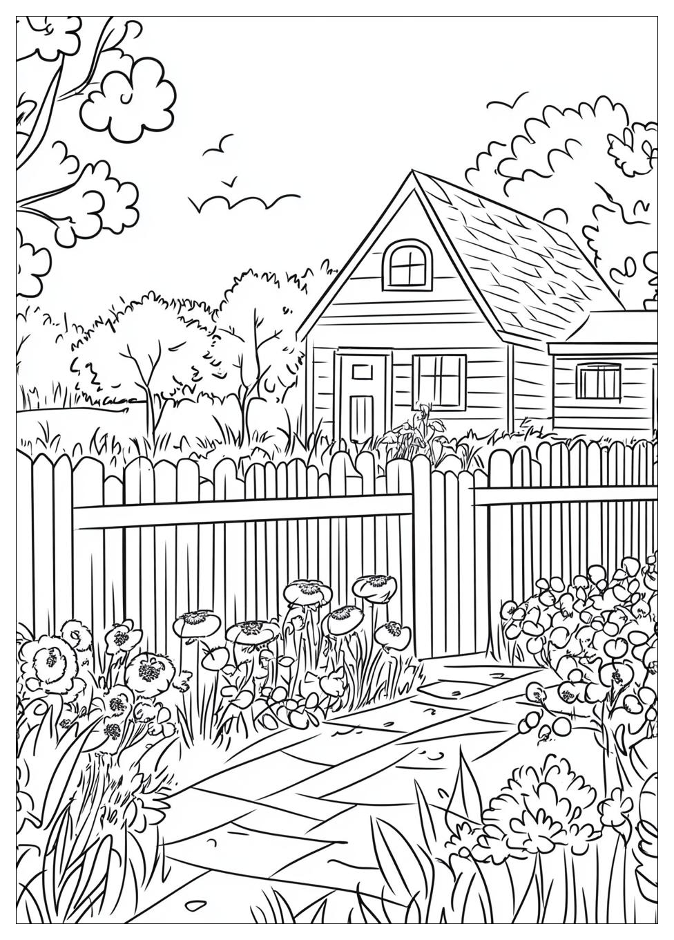 Garten Ausmalbilder 11