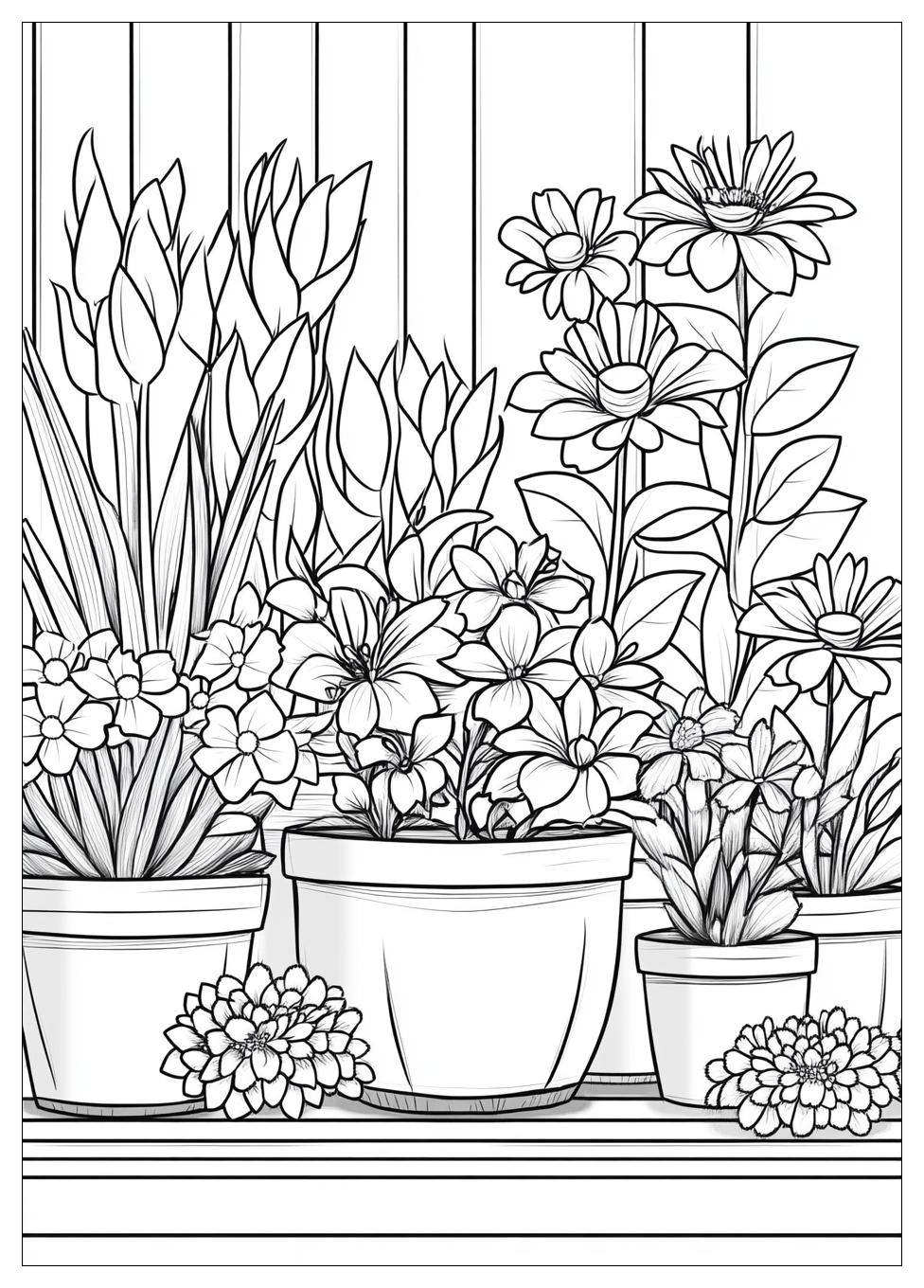Garten Ausmalbilder 12