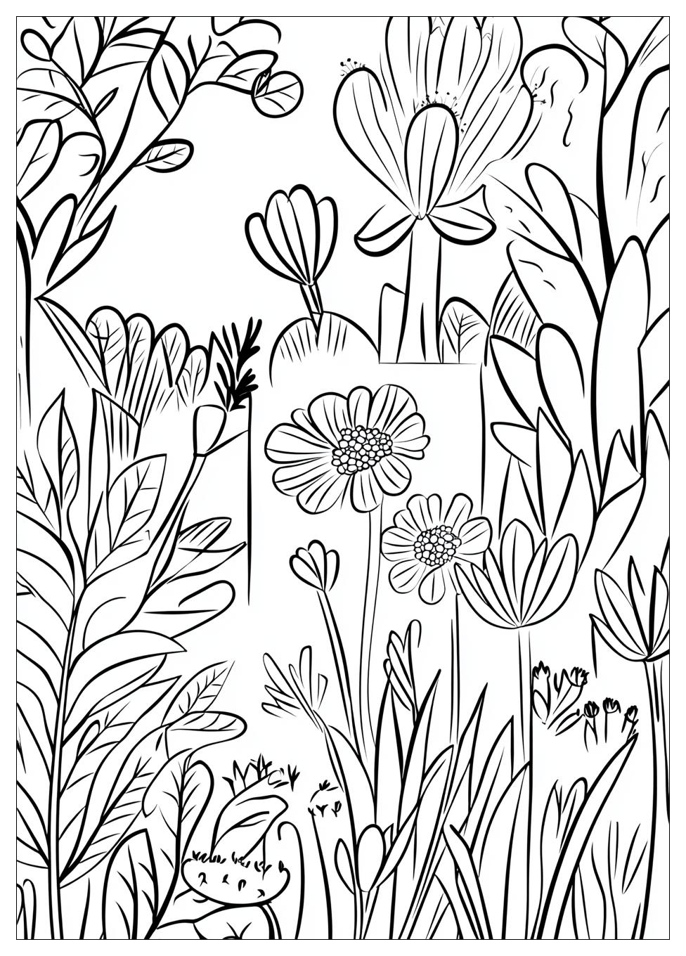 Garten Ausmalbilder 13