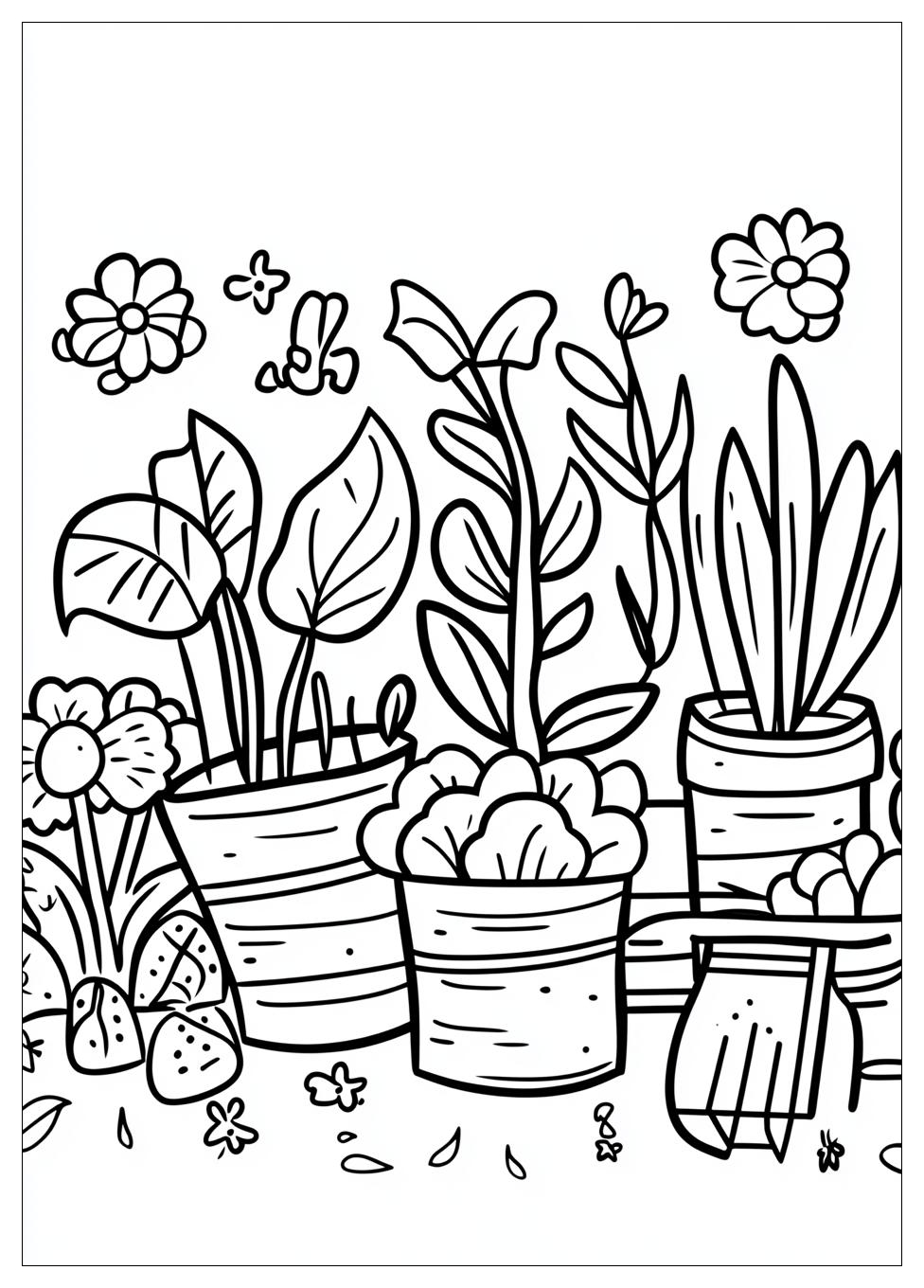 Garten Ausmalbilder 14