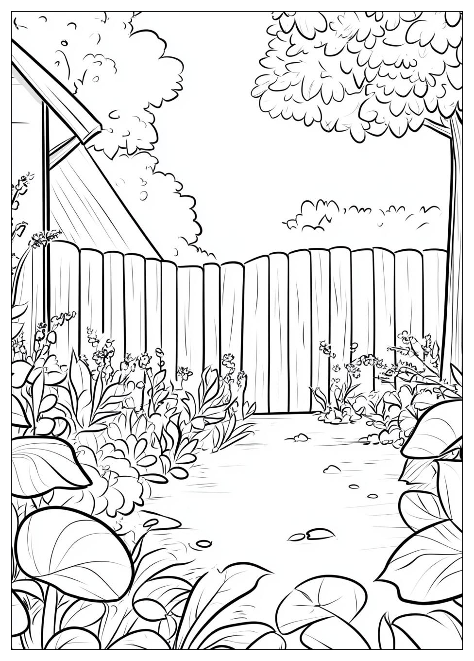 Garten Ausmalbilder 17