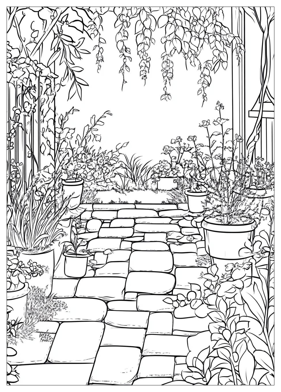 Garten Ausmalbilder 21