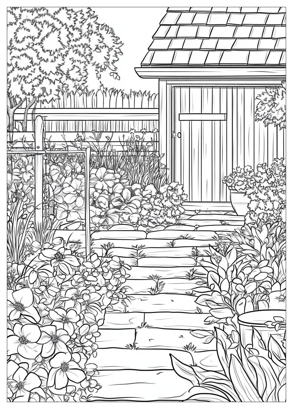 Garten Ausmalbilder 22